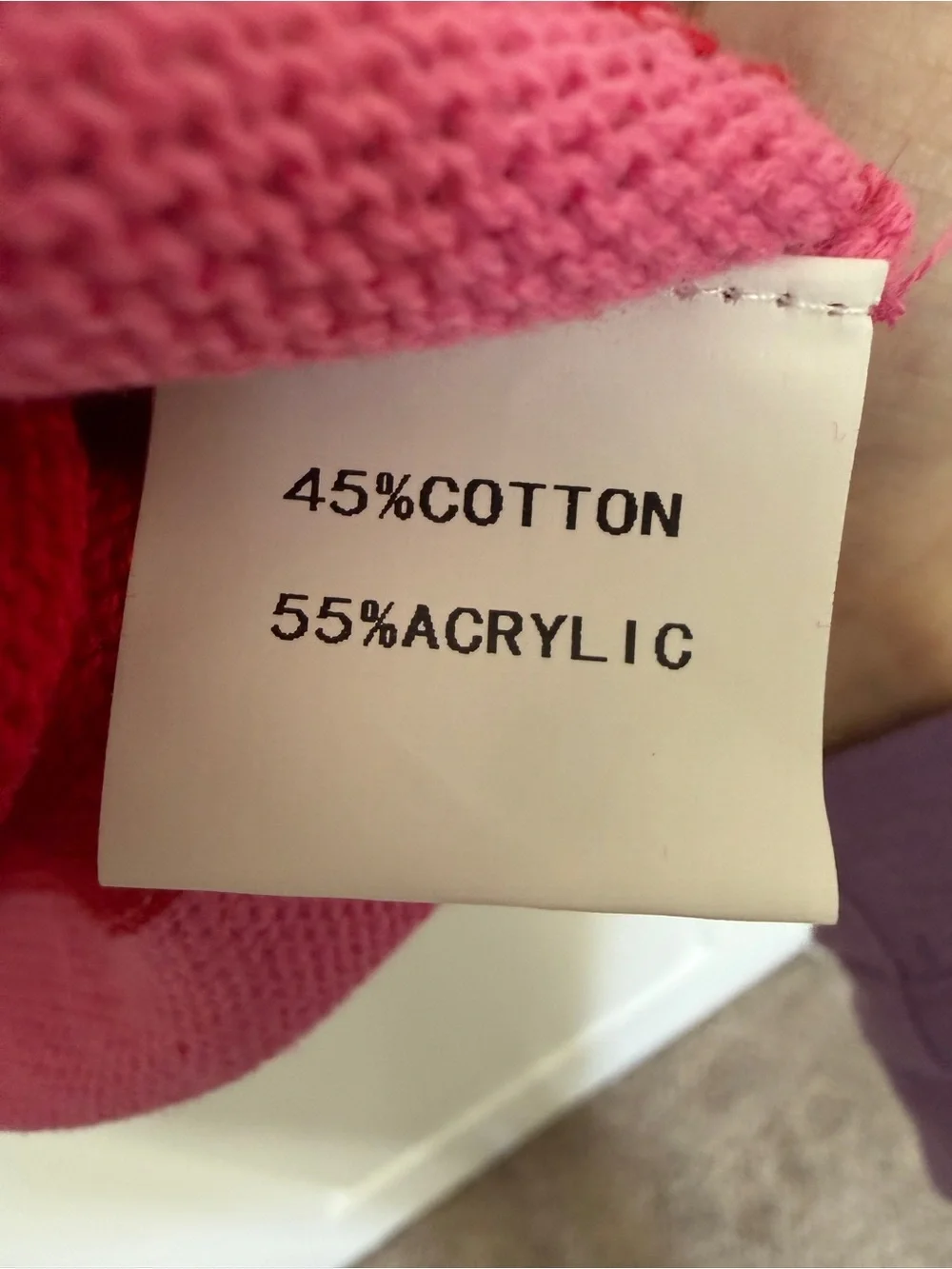 QUEEN OF SPARKLES NWT Red Green Pink Striped Sequin 'Sleigh Queen' Sweater S